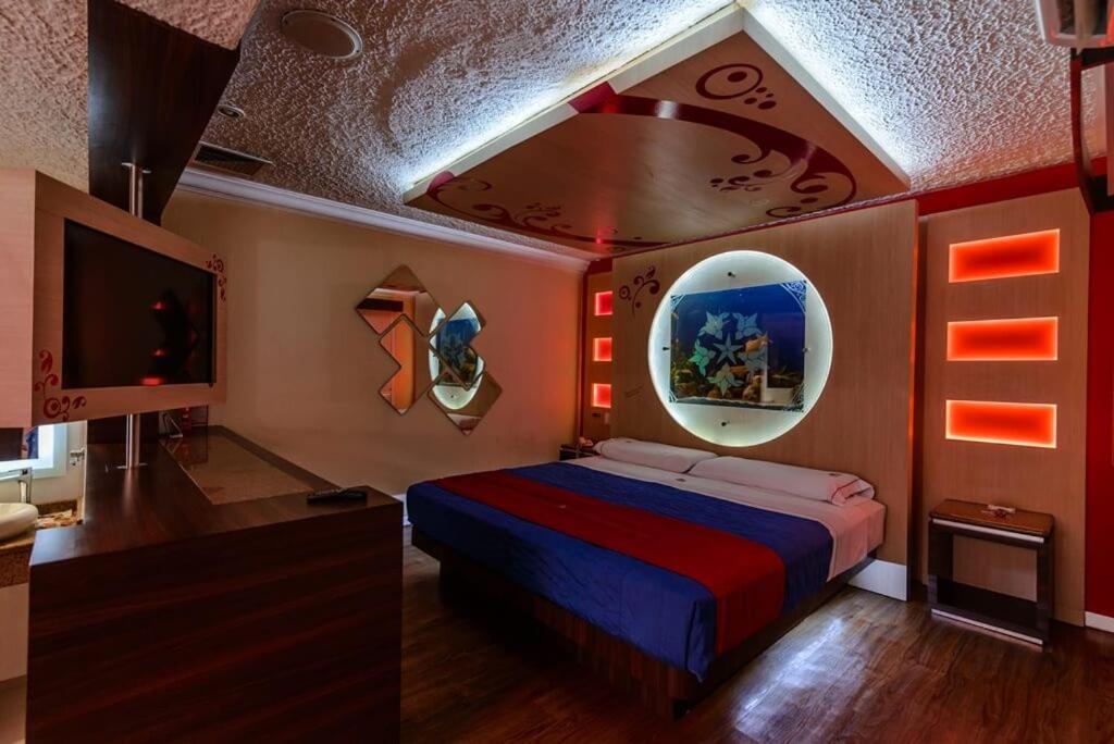 Postel nebo postele na pokoji v ubytování Motel Primavera