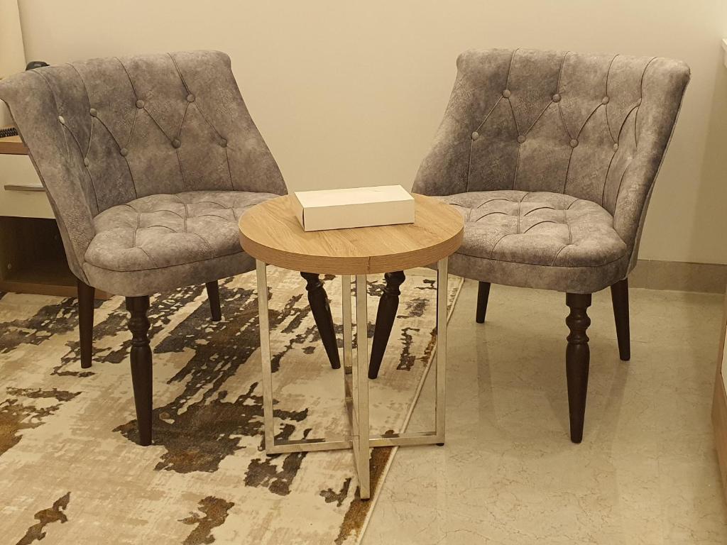 Posezení v ubytování فندق المستقبل للشقق الفندقية ALMUSTAQBAL HOTEL Apartments