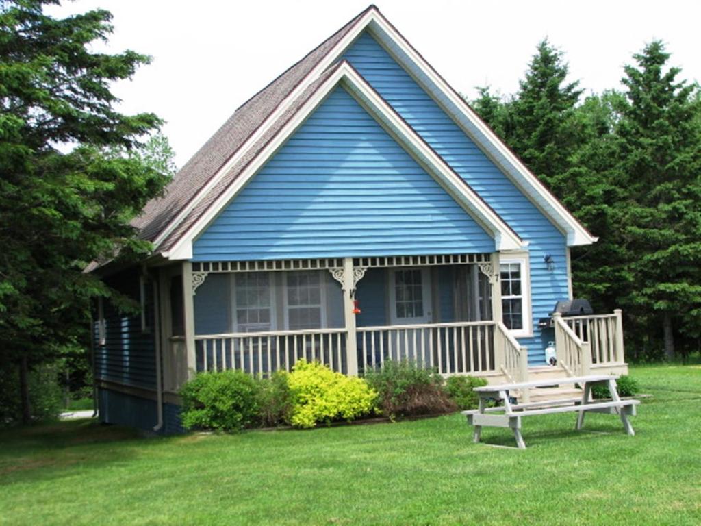 Zahrada ubytování Brudenell Fairway Chalets