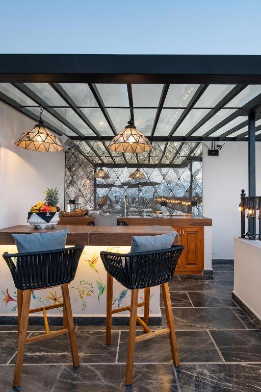 Posezení v ubytování Hotel Casa Arum