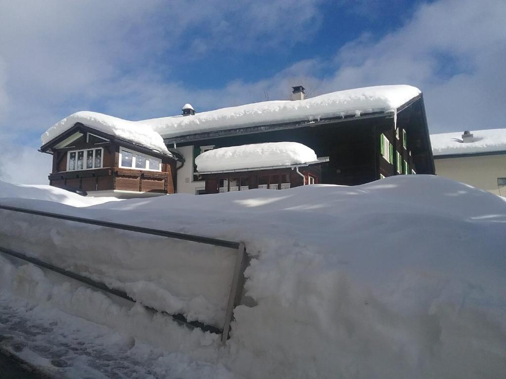 Walser Chalet Casa Paterna v zimě
