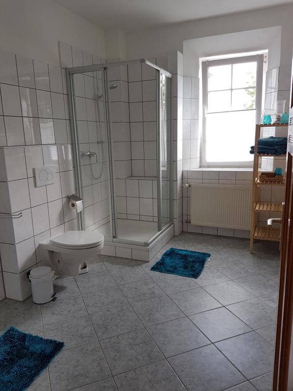 Koupelna v ubytování Einhaus