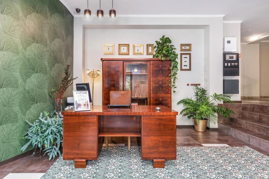 Lobby alebo recepcia v ubytovaní Poniwiec Mała Czantoria
