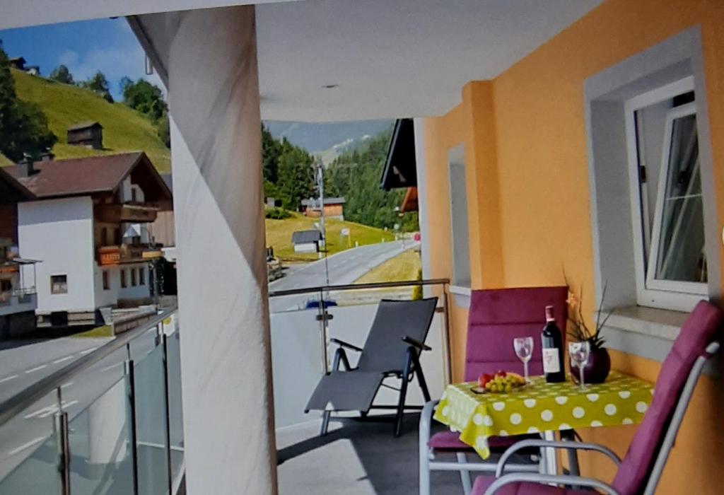 Balkón nebo terasa v ubytování Apart Bergglück incl Sommerkarte