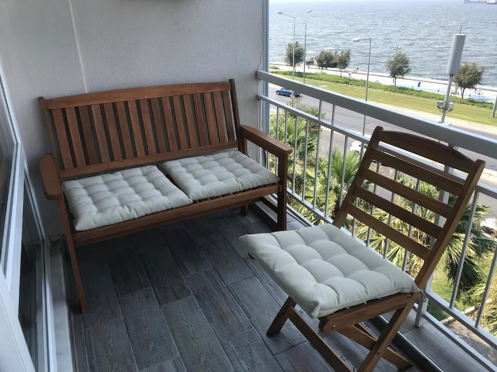 Balkón nebo terasa v ubytování Syonte Lift Apartment