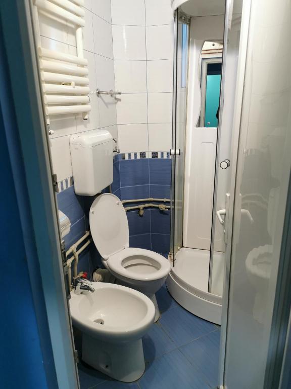 Koupelna v ubytování Apartments Razvršje