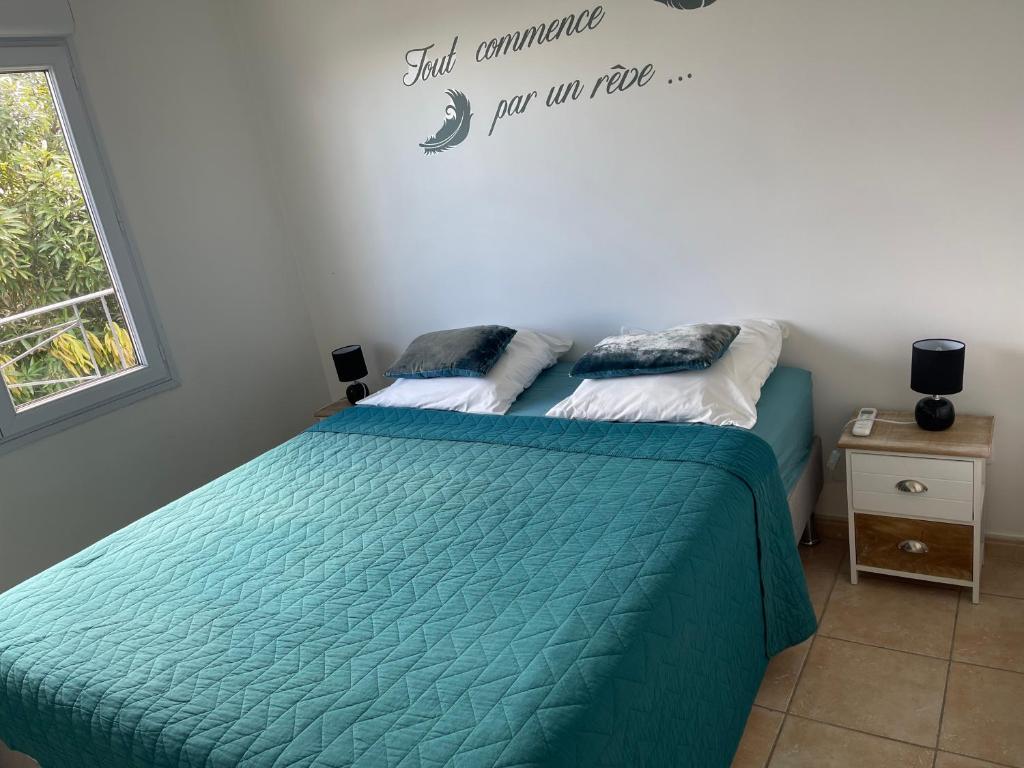 Postel nebo postele na pokoji v ubytování TURQUOISE CARAIBES