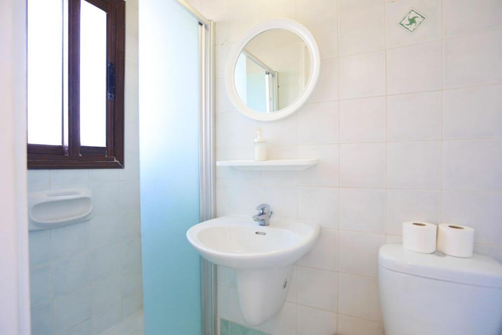 Koupelna v ubytování Villa Stavriella