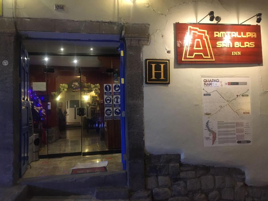 Certifikát, hodnocení, plakát nebo jiný dokument vystavený v ubytování HOTEL AMTALLPA San Blas Inn