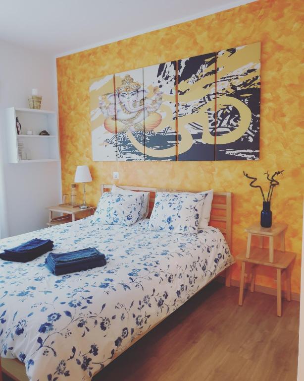 Postel nebo postele na pokoji v ubytování Namasté - Ayurveda & Benessere