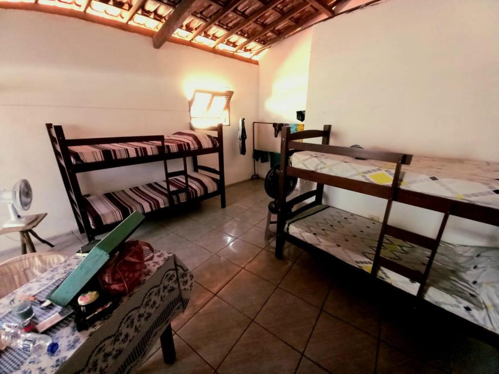 Postel nebo postele na pokoji v ubytování Tranquilandia Hostel