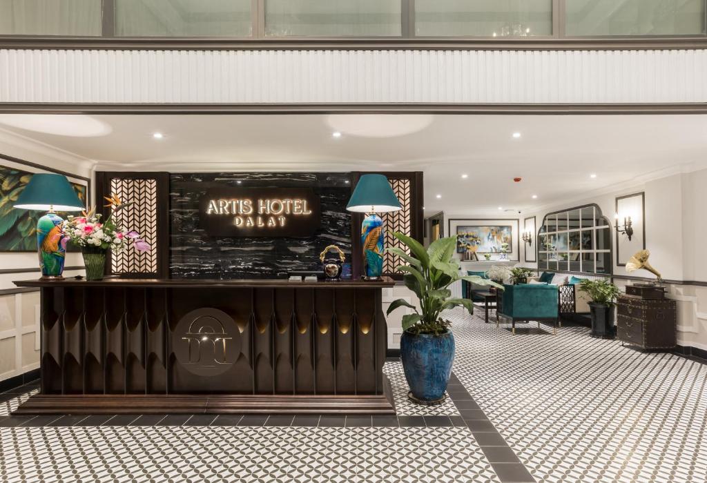 Posezení v ubytování ARTIS Hotel Da Lat