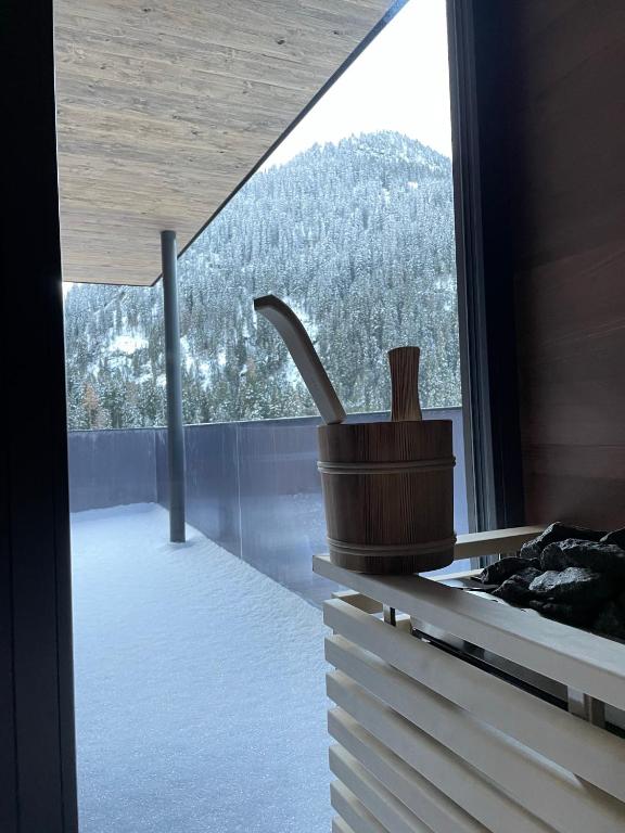 Výhľad na hory alebo výhľad na hory priamo z apartmánu