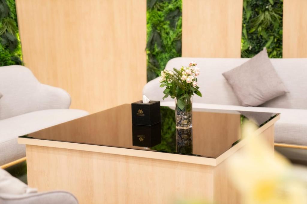 Posezení v ubytování Msharef Almoden Hotel