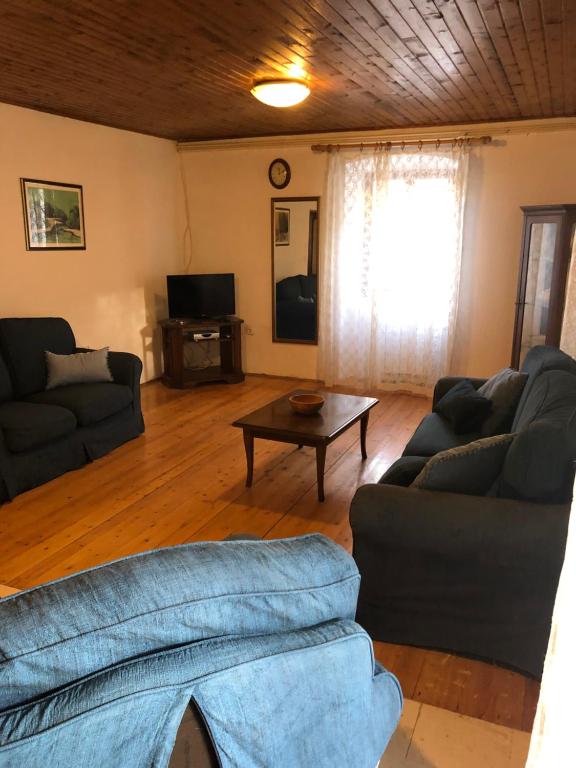 Posezení v ubytování Roč Holiday Home
