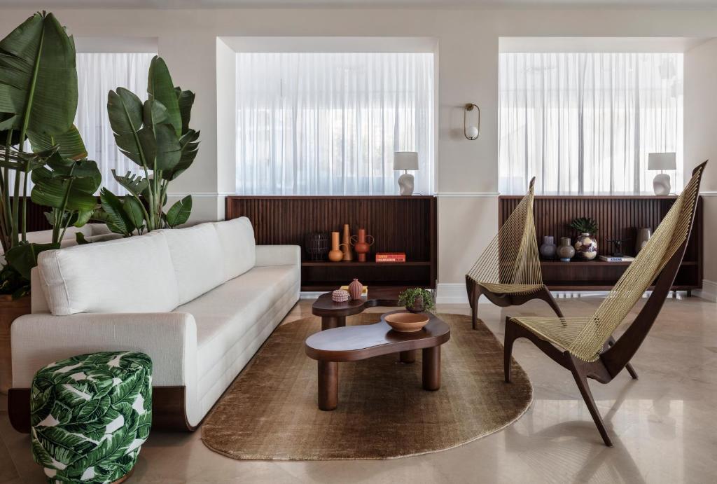 Posezení v ubytování Galei Kinneret Hotel