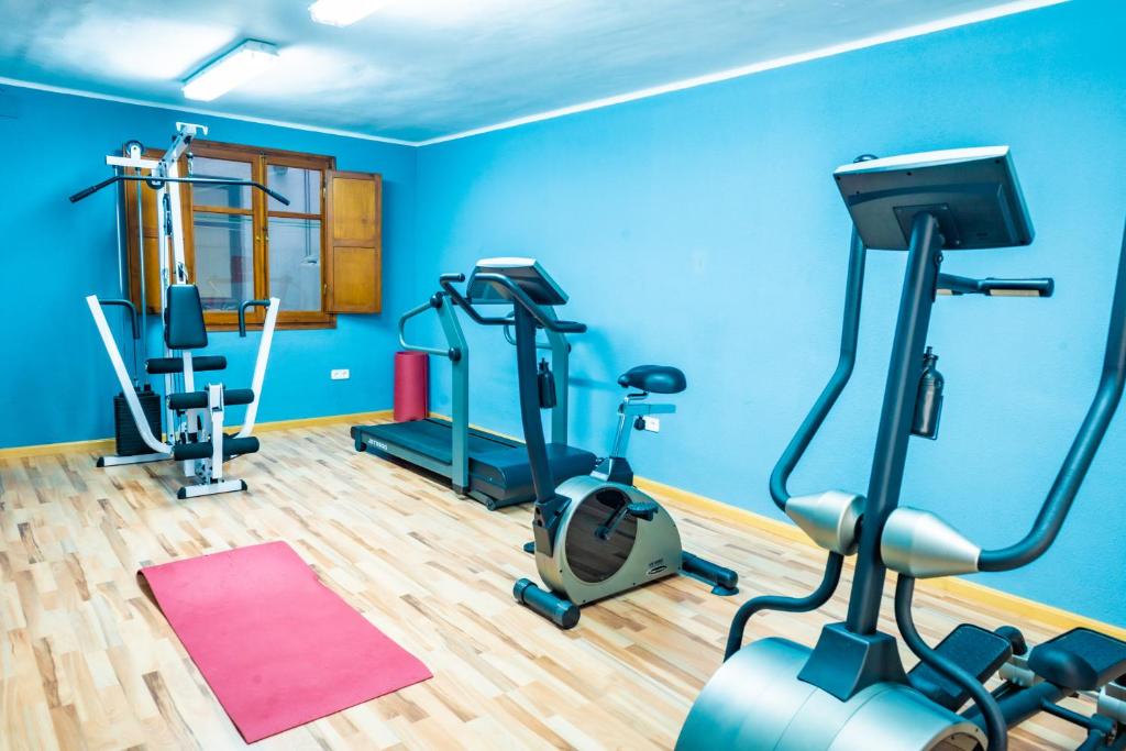 Fitness centrum a/nebo fitness zařízení v ubytování Hotel Valle De Izas