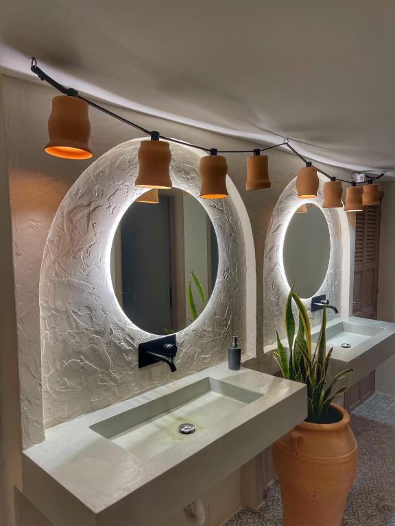 Koupelna v ubytování Trokadero Boutique Hotel