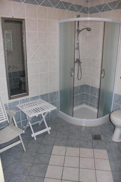 Koupelna v ubytování Apartments Sabadin
