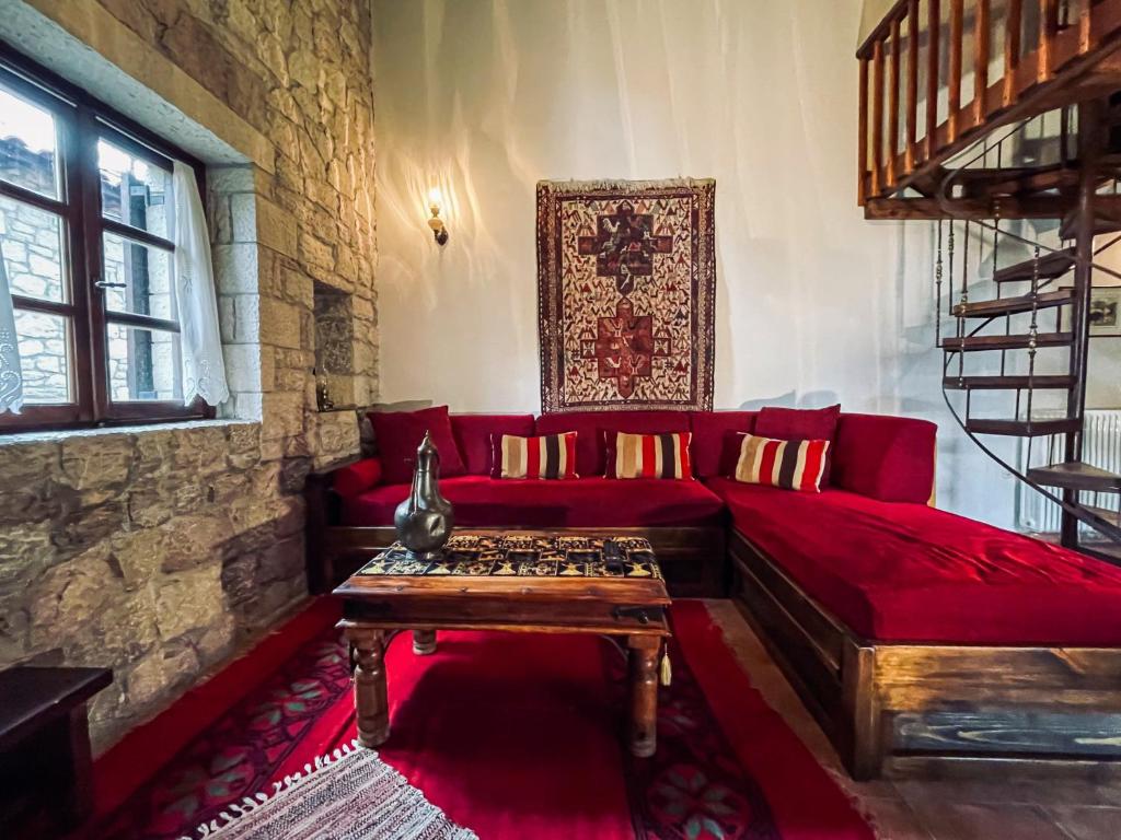 Posezení v ubytování Guesthouse Armakas