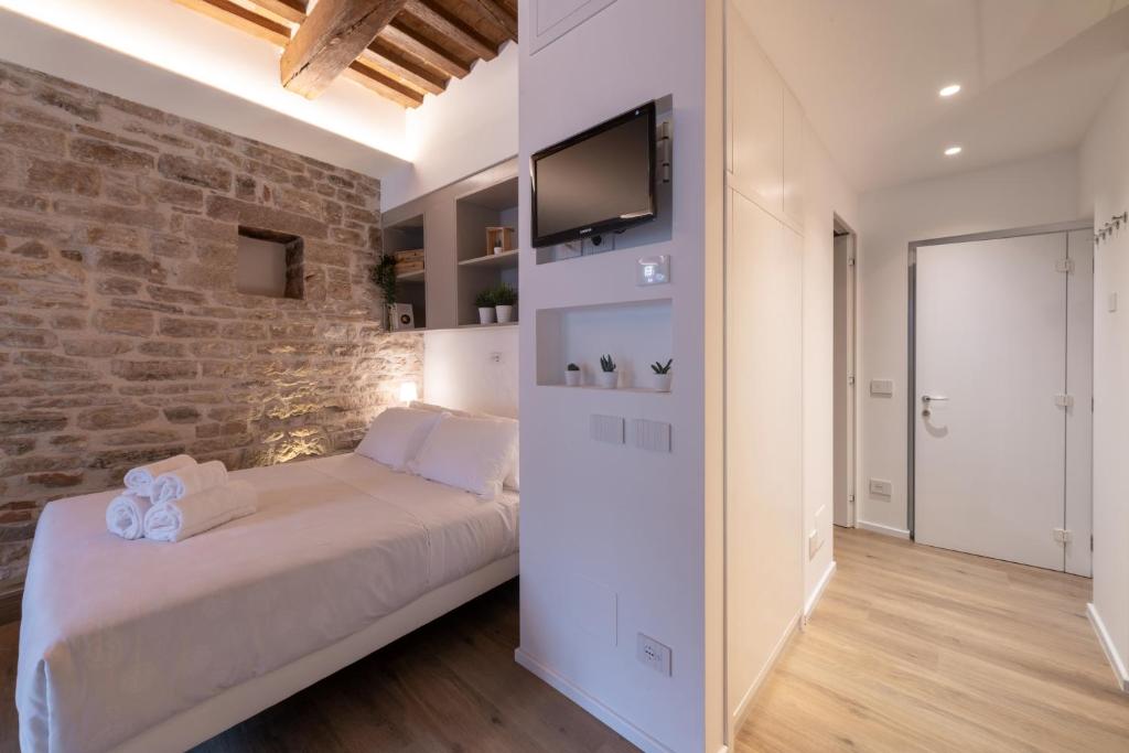 Posteľ alebo postele v izbe v ubytovaní Residenza Donna Iohanna