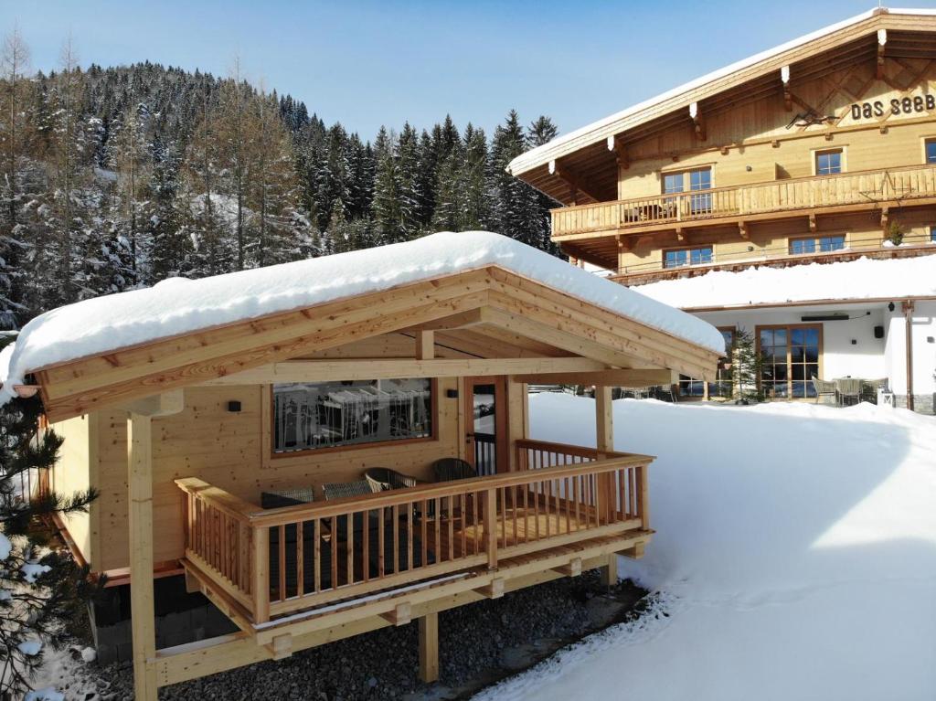 Hotel-Garni "Das Seebichl" v zimě