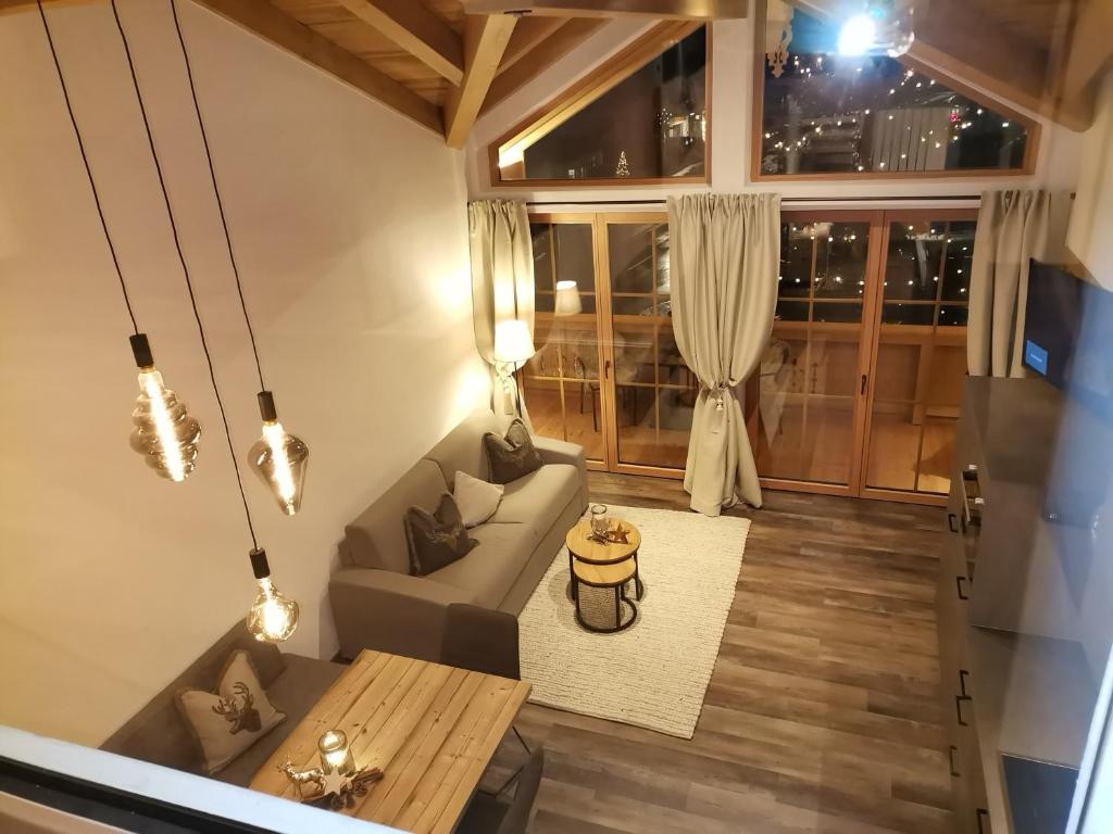 Posezení v ubytování Das Krumerhaus