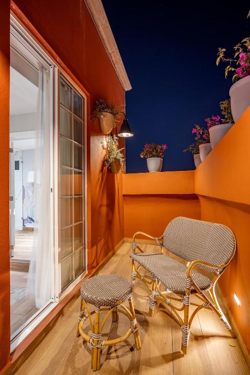 Balkón nebo terasa v ubytování Hotel Casa Arum