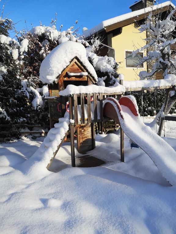Haus Grugger Appartements v zime