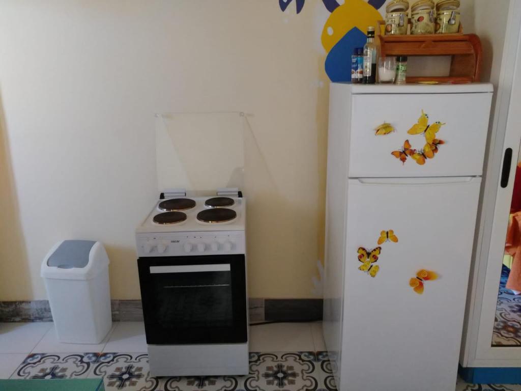 Kuchyň nebo kuchyňský kout v ubytování Triesti Home