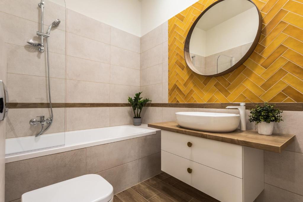 Kúpeľňa v ubytovaní Sweet Dream Apartman