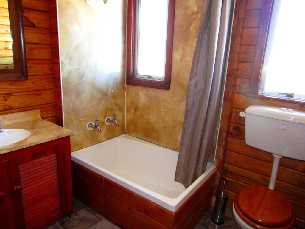 Koupelna v ubytování Hanmer Backpackers