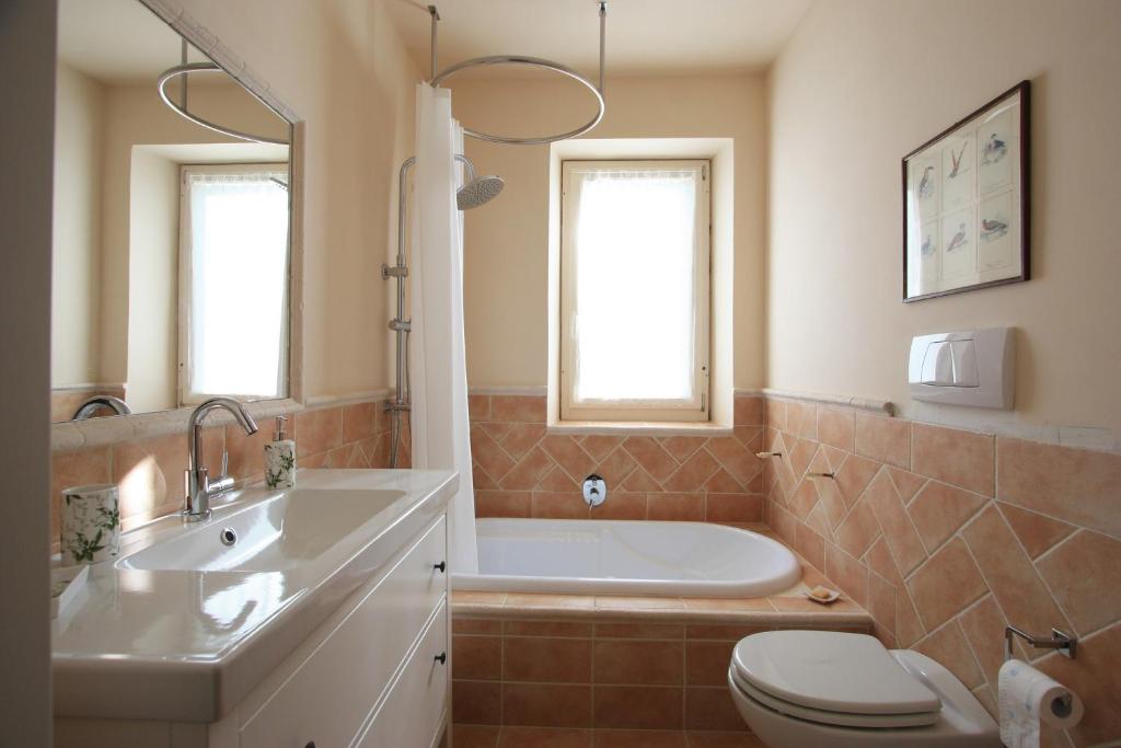 Kúpeľňa v ubytovaní Villa Stauder