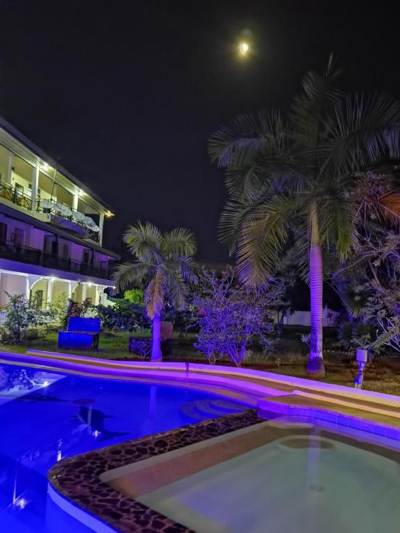 Bazén v ubytování Nickles Park Resort nebo v jeho okolí