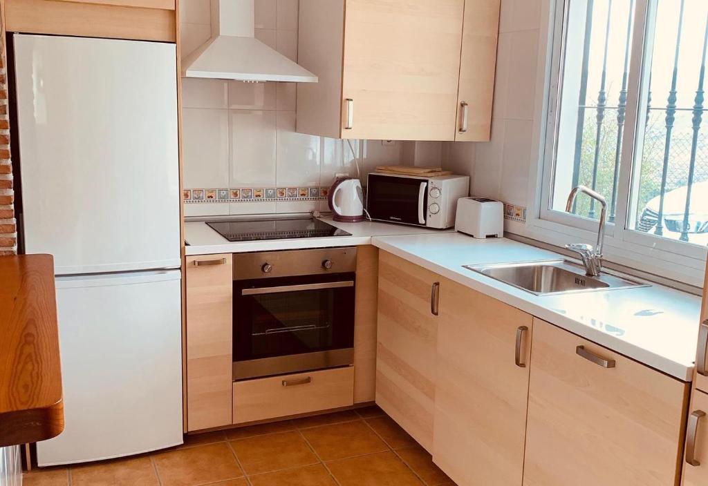 Kuchyň nebo kuchyňský kout v ubytování Casa Verdejo