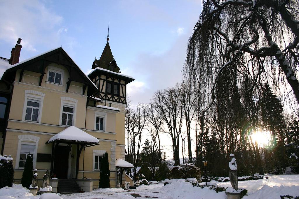 Glögglhof v zimě
