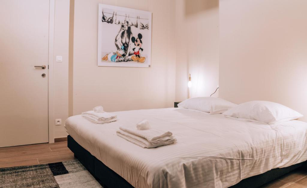 Postel nebo postele na pokoji v ubytování Appartementen by WP Hotels