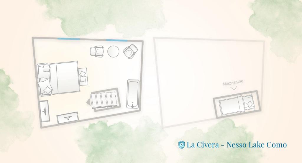 Plán poschodí v ubytovaní La Civera - Nesso Lake Como by Rent All Como