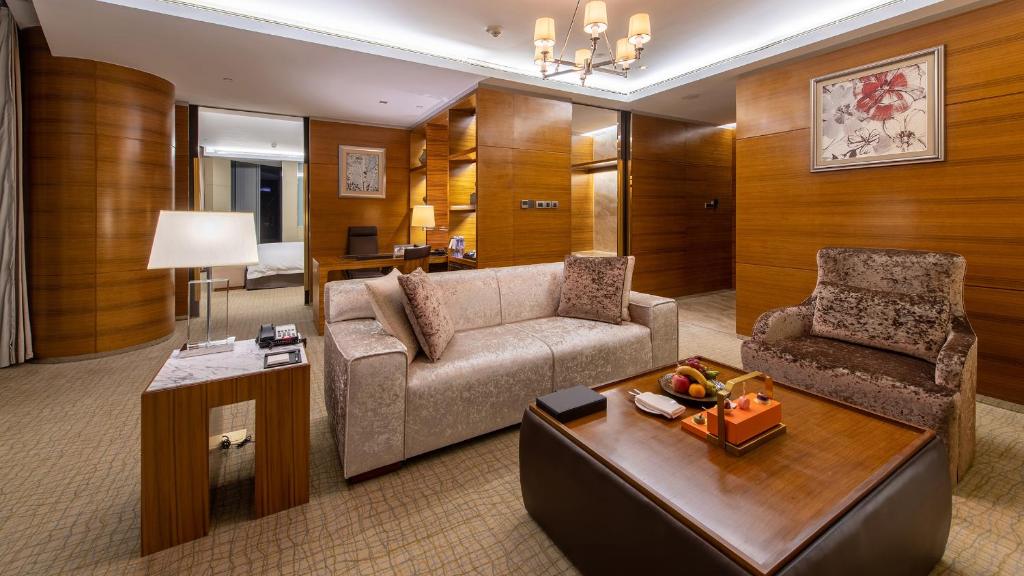 InterContinental Nanjing, an IHG Hotel - King Suite Mit Einem Schlafzimmer Mit Lake View