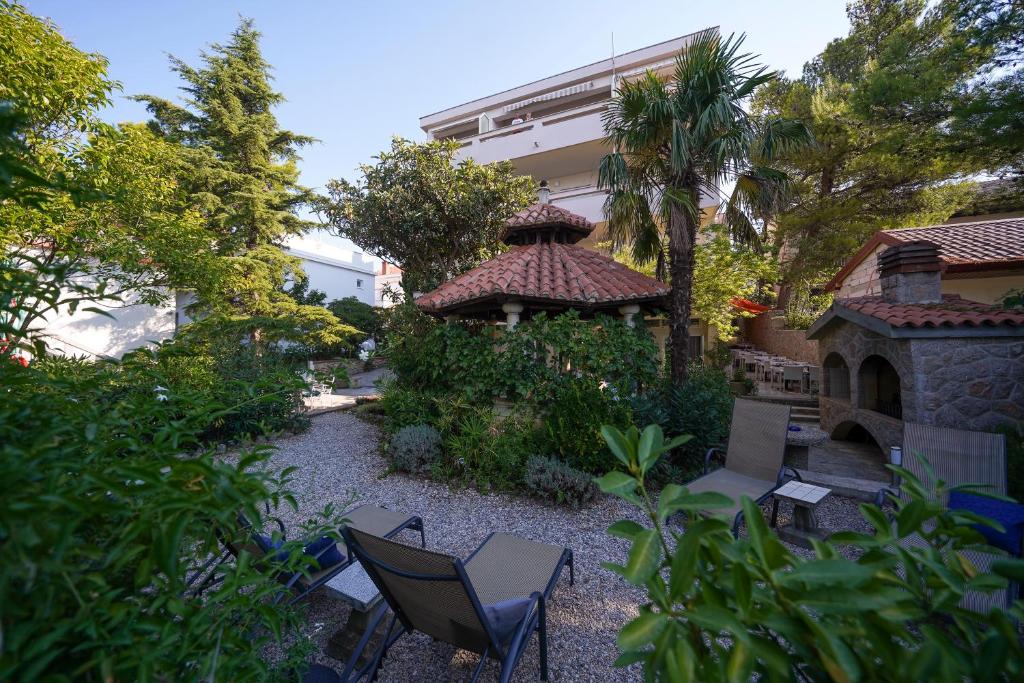 Zahrada ubytování Villa Vicko