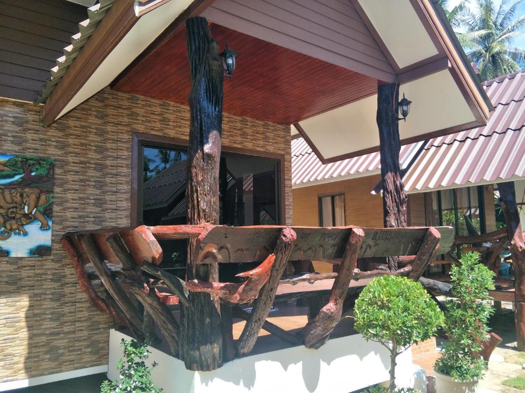Lanta Fa Rung Beach Resort - Cottage -Klimaanlage Mit Gartenansicht