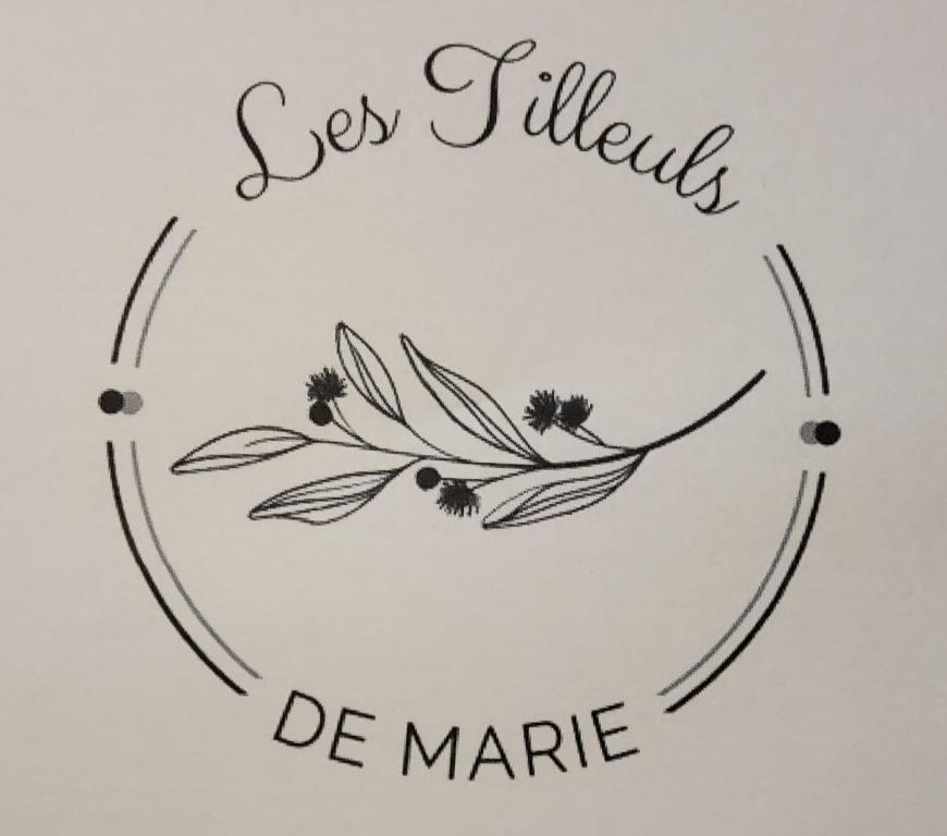 un dibujo de un círculo con las palabras sixfields be marmite en Les Tilleuls de Marie en Saint-Edmond