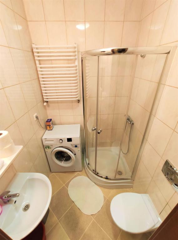 Kúpeľňa v ubytovaní Abak Krakow Apartment