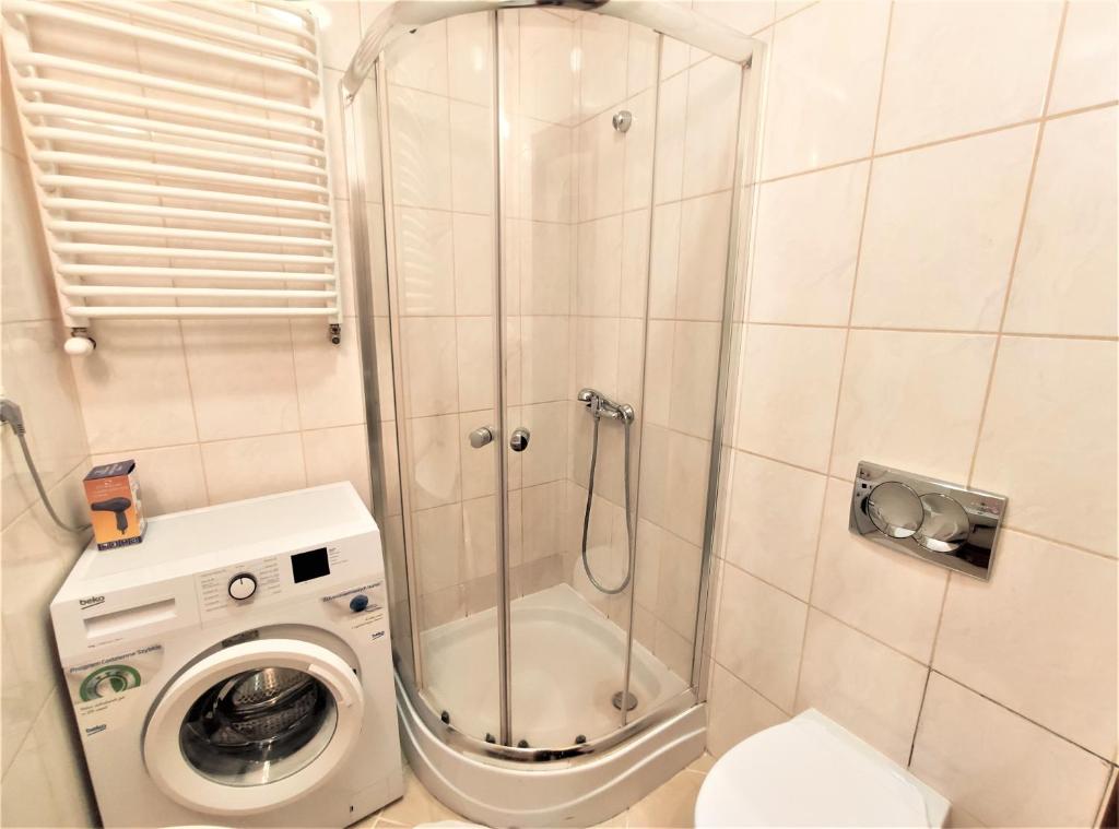 Kúpeľňa v ubytovaní Abak Krakow Apartment