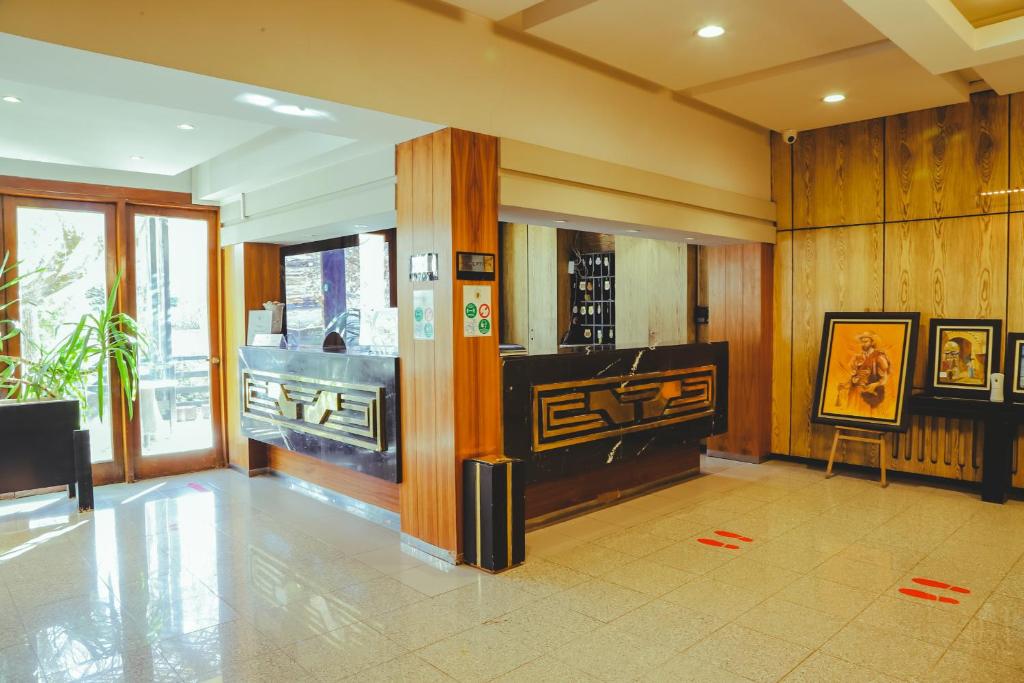 Vstupní hala nebo recepce v ubytování Hotel Perce Neige