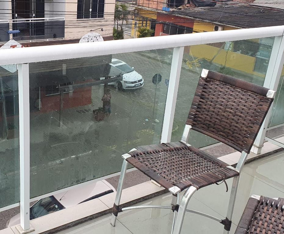 Balkón nebo terasa v ubytování Suíte praia de leste