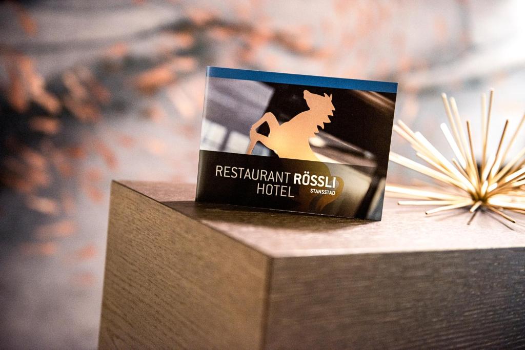 Certifikát, hodnocení, plakát nebo jiný dokument vystavený v ubytování Hotel & Restaurant Rössli
