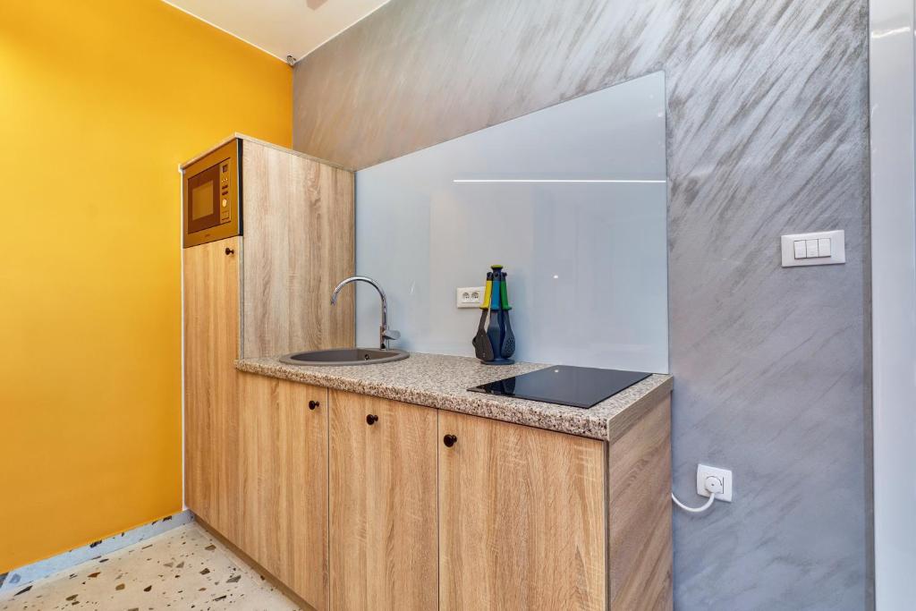 Kuchyňa alebo kuchynka v ubytovaní Luxury apartments