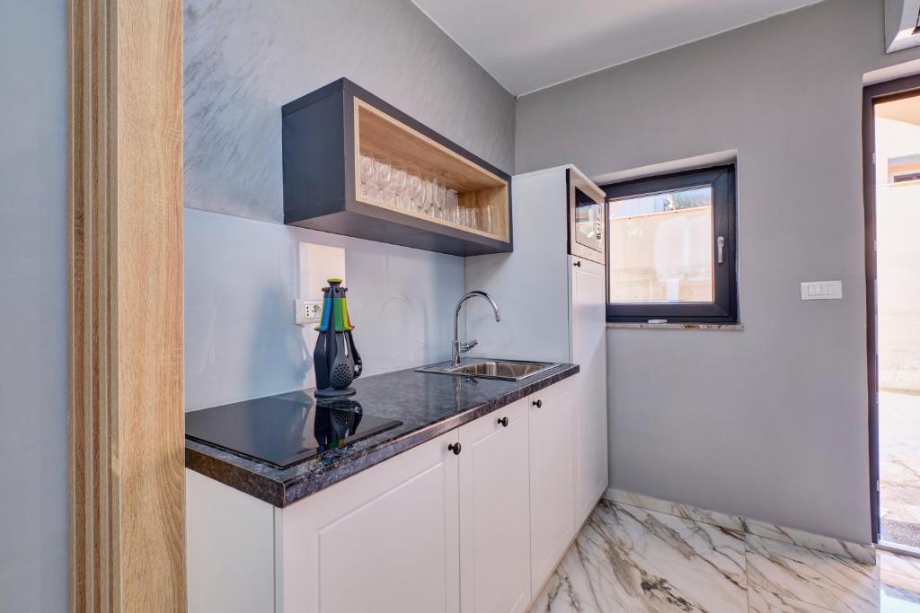 Kuchyňa alebo kuchynka v ubytovaní Luxury apartments