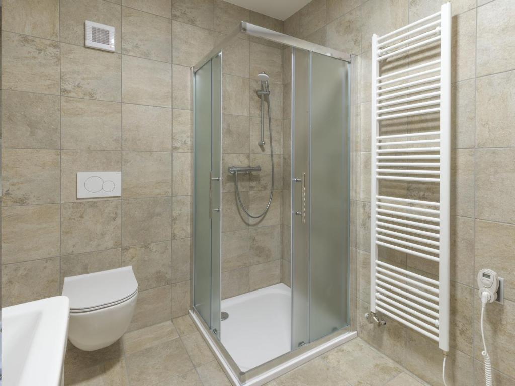 Koupelna v ubytování Apartmán pod Pustým vrchem